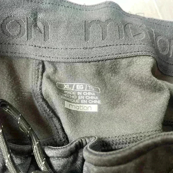MOTION MENS XL BLACK JOGGERS - Picture 3 of 4
